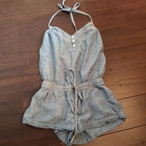 Hollister Jean Romper Small halter